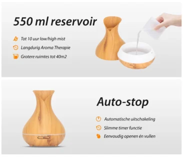 7386188480701_5.jpg Vitality Pro ultrasone aroma diffuser in licht hout - grootste reservoir van Nederland