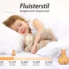 Vitality Pro ultrasone aroma diffuser in licht hout - grootste reservoir van Nederland