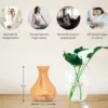 Vitality Pro ultrasone aroma diffuser in licht hout - grootste reservoir van Nederland