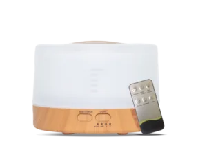 Vitality Pro ultrasone aroma diffuser in licht hout - grootste reservoir van Nederland