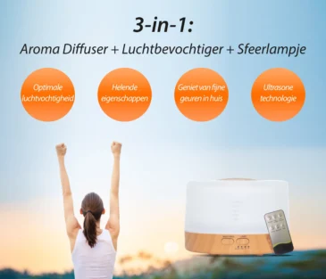 7386195099837_3.jpg Happiness Pro - Light Wood - Aroma Diffuser - Scentulp