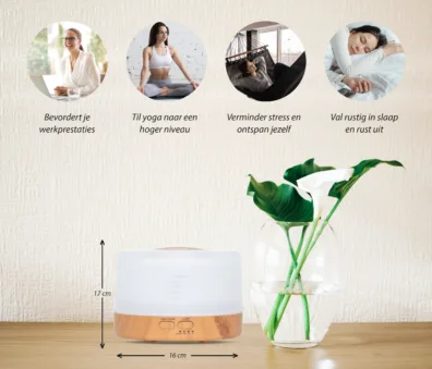 7386195099837_8.jpg Happiness Pro - Light Wood - Aroma Diffuser - Scentulp