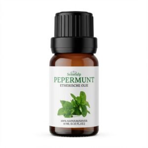 Etherische Olie Pepermunt met groen etiket - 100% pure natuurlijke pepermuntolie voor aromatherapie