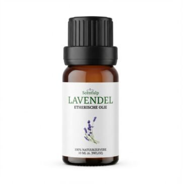 etherische olie lavendel met paars etiket - 100% pure natuurlijke lavendelolie voor ontspannen sfeer
