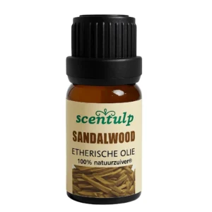 Pure sandelhout etherische olie in glazen fles - 100% natuurzuivere aromatherapie olie