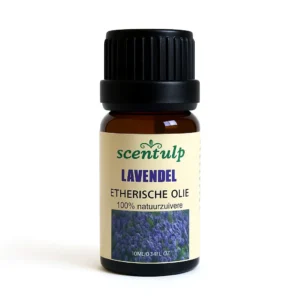 etherische olie lavendel met paars etiket - 100% pure natuurlijke lavendelolie voor ontspannen sfeer