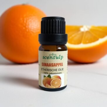 etherische olie sinaasappel met oranje etiket - 100% pure natuurlijke sinaasappelolie voor vrolijke sfeer