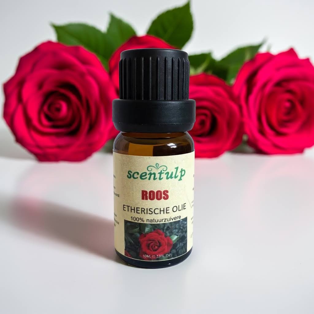 Pure roos etherische olie - 100% natuurzuivere bloemige geur voor luxe sfeer