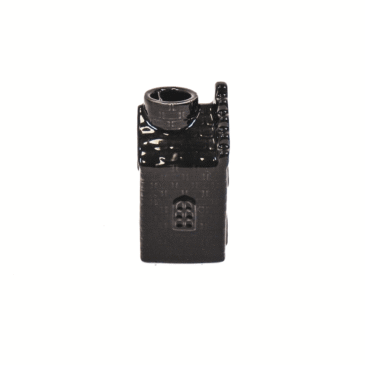 a9affa50-24c2-4303-9720-7dcf352fcba3_1200x1200_fill.png Kaarshouder - Huis - Keramiek - Zwart - 6x6x11cm