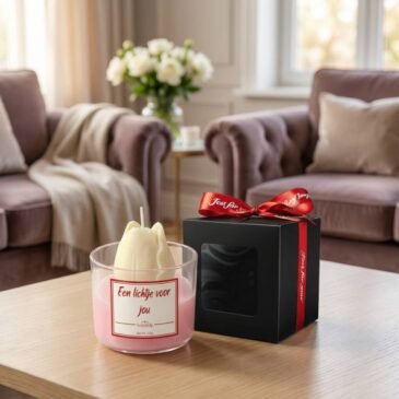 Scentulp Cadeau Geurkaars “Een lichtje voor jou” Lavendel & Citrus