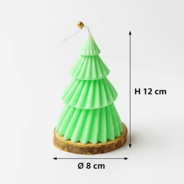 Handgemaakte Kerstboom Kaars