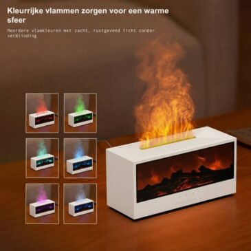 Aroma Vlam Diffuser Wit