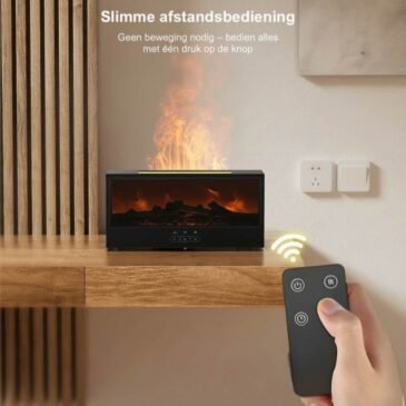 Aroma Vlam Diffuser Zwart