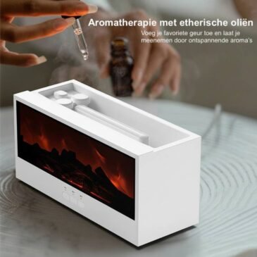 Aroma Vlam Diffuser Wit