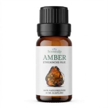 Flesje amber etherische olie