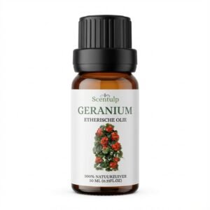 Fles geranium etherische olie scentulp