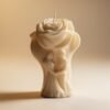 Roos Sculptuur Designkaars