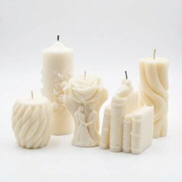 Designkaarsen Cadeauset – 5 Stuks