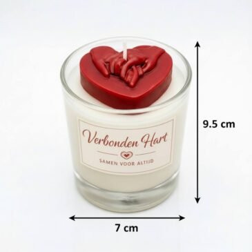 Verbonden Hart – Luxe Valentijn Geurkaars