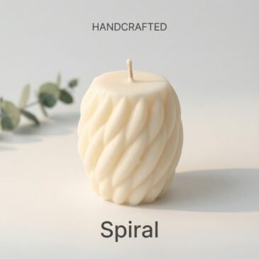 Gedraaide Designkaars – Klein