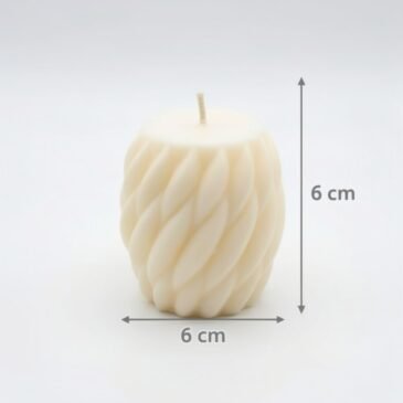 Gedraaide Designkaars – Klein