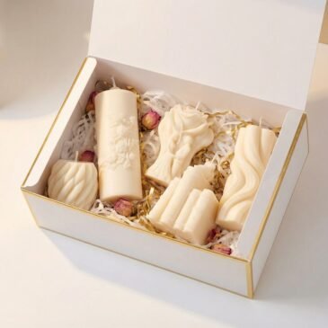 Designkaarsen Cadeauset – 5 Stuks