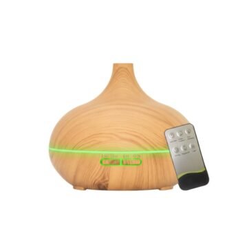 Houten Stille Geurverspreider met afstandsbediening