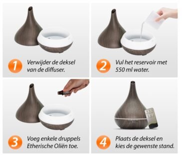 Lotus Pro - Dark Wood - Aroma Diffuser