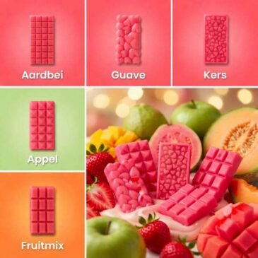 Scentulp Fruitige Wax Melts Set – 5 Fruit Geuren