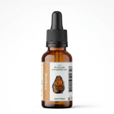 Flesje etherische olie, amber