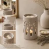 800x800 Geurbrander Forest Grijs – Keramiek voor Wax Melts