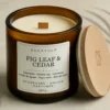 Amber Scented Candle Scentulp Geurkaars Vijgenblad & Cederhout 340 g