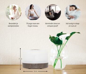 Gebruik-2.0-vasteachtergrond-HappinessDark_b4e55fd6-ed69-44e3-8136-b5b2719e3450.jpg Happiness Pro - Dark Wood - Aroma Diffuser