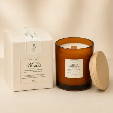 Vanilla Cashmere Candle Scentulp Geurkaars Vanille Cashmere 340 g
