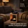 fewe Geurbrander Kalos – Bamboe & Zwart Keramiek voor Wax Melts