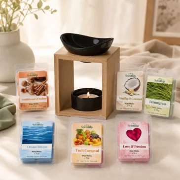 wax-melt-starter-box-overall Wax Melt Starter Box – Geurbrander + 6 Wax Melts