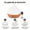 Santorini diffuser โ zo gebruik je hem Santorini aroma diffuser gebruiken: water, lavendelolie en knoppen