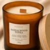 Sandalwood Scented Candle Scentulp Geurkaars Sandelhout Tonka 340 g