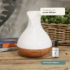 rustig-ritueel-oliecollectie-6x10ml-05-diffusergebruik-v2 Lavendelolie uit Rustig Ritueel naast de Palma aroma diffuser, die apart verkrijgbaar is.