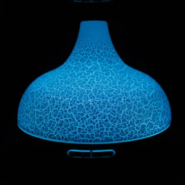 santorini-aroma-diffuser-400ml-04-turquoise-ledlicht Santorini aroma diffuser verlicht met turquoise ledlicht