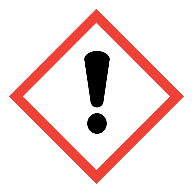 GHS07 – uitroepteken (waarschuwing)
